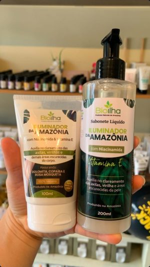 Kit Iluminador e Sabonete Líquido da  Amazônia