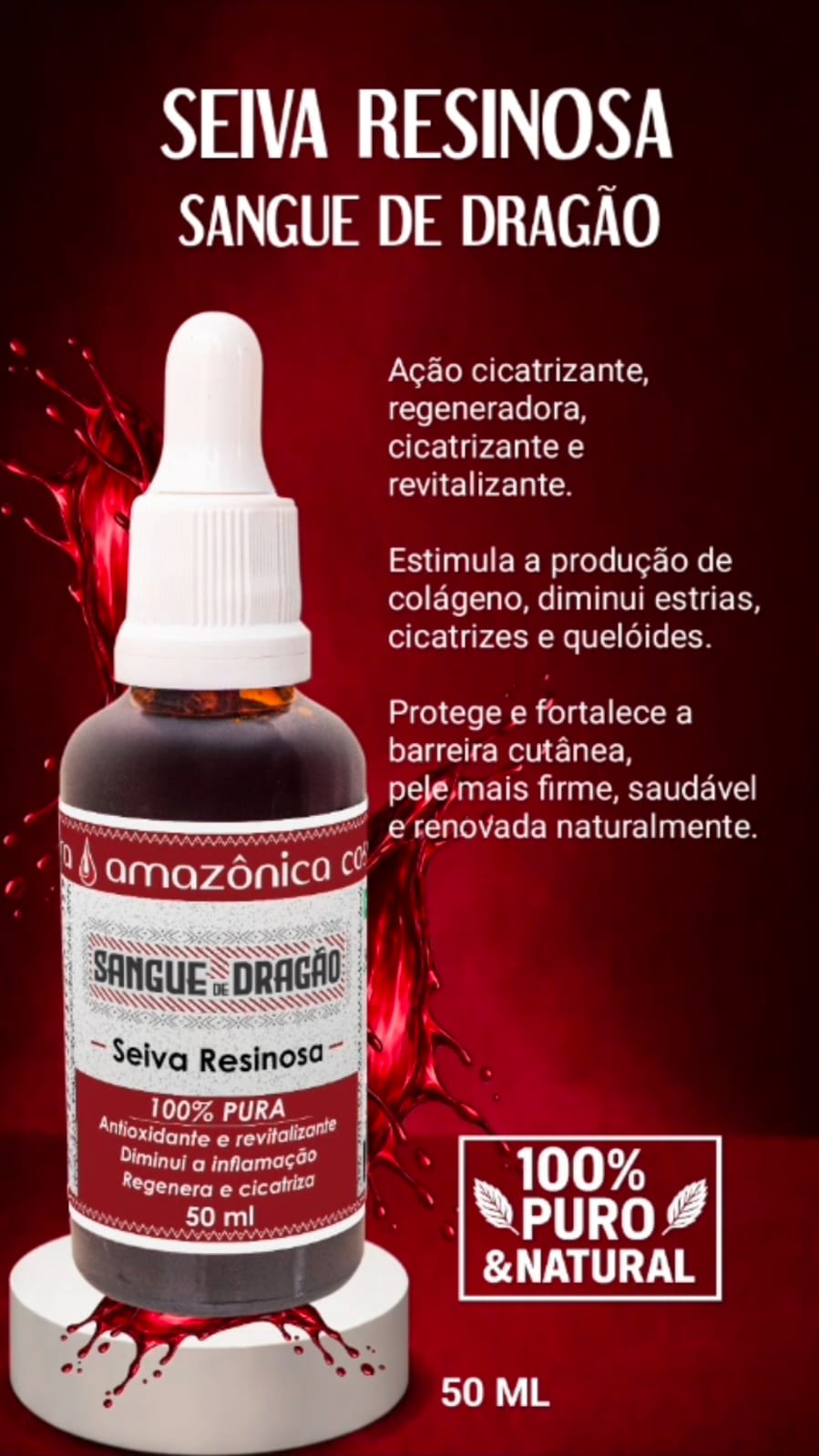 Seiva Resinosa Sangue de Dragão