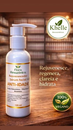Rejuvenescedor Sérum facial anti-idade