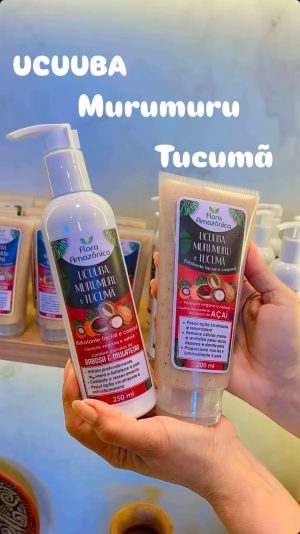 Kit hidratante e Esfoliante Ucuúba Murumuru e Tucumã