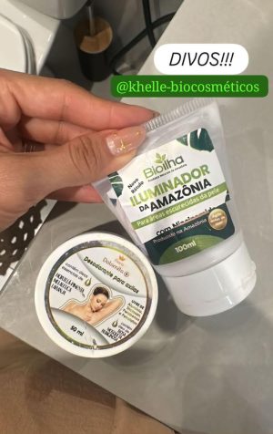 Kit Clareador desodorante dolomita e creme iluminador