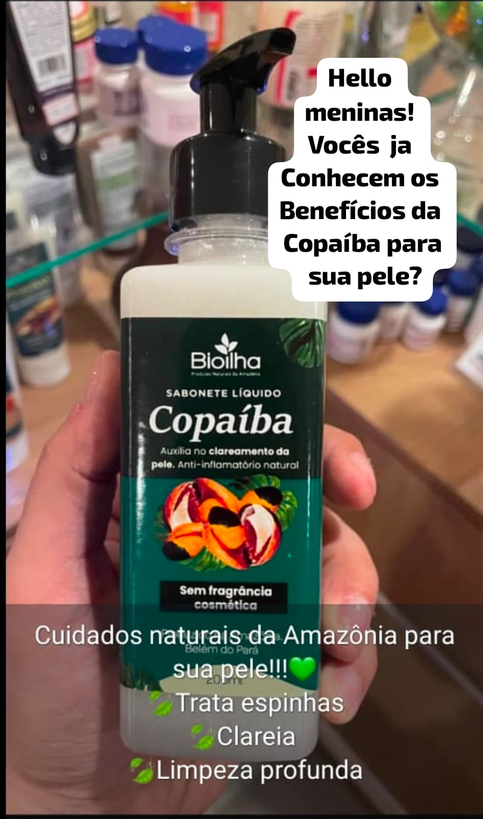 Sabonete Líquido Copaíba