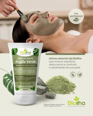 Máscara Facial Argila Verde