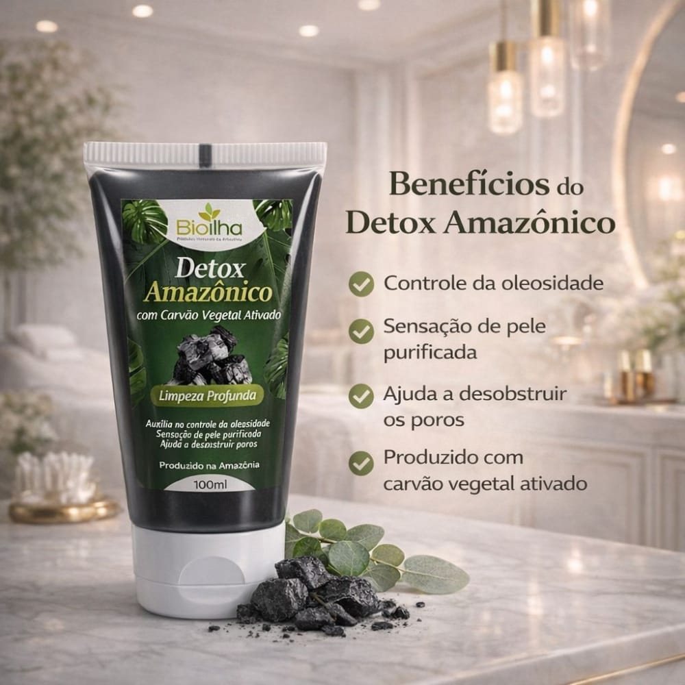 Detox Amazonico Carvão Vegetal Ativado