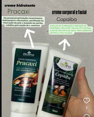 Kit Hidratação e Regeneração Amazônica – Pracaxi + Copaíba